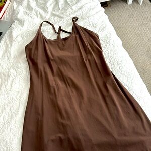 Outdoor Voices exercise dress. Brown. Size L